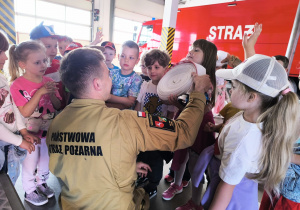 Wycieczka do Komendy Miejskiej Państwowej Straży Pożarnej w Koninie- gr. XII