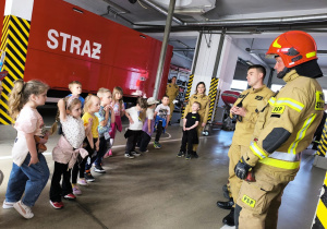 Wycieczka do Komendy Miejskiej Państwowej Straży Pożarnej w Koninie- gr. XII