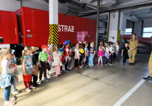Wycieczka do Komendy Miejskiej Państwowej Straży Pożarnej w Koninie- gr. XII