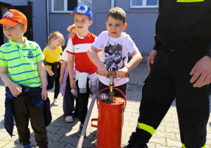 Wycieczka do Komendy Miejskiej Państwowej Straży Pożarnej w Koninie- gr. XII