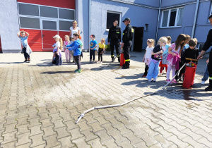 Wycieczka do Komendy Miejskiej Państwowej Straży Pożarnej w Koninie- gr. XII