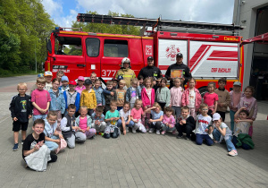 Przedszkolaki z grupy III i VI z wizytą w jednostce OPS w Żychlinie