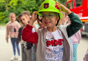 Przedszkolaki z grupy III i VI z wizytą w jednostce OPS w Żychlinie