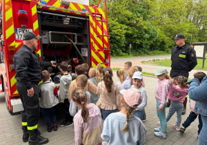 Przedszkolaki z grupy III i VI z wizytą w jednostce OPS w Żychlinie