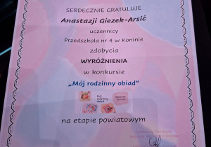 Podsumowanie Konkursu Plastycznego „Mój rodzinny obiad” – grupa V