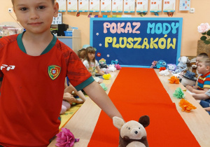 ,,Pokaz Mody Pluszaków w Dniu Dziecka”- grupa V