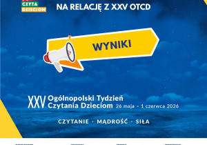 I miejsce w konkursie na Najciekawszą relację z obchodów XXV Ogólnopolskiego Tygodnia Czytania Dzieciom