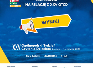 I miejsce w konkursie na Najciekawszą relację z obchodów XXV Ogólnopolskiego Tygodnia Czytania Dzieciom