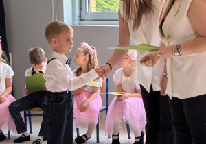 Uroczyste pożegnanie w grupie III