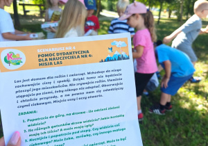 Grupa II i MISJA LAS!- Ogólnopolski Program Edukacyjny „Kubusiowi Przyjaciele Natury”